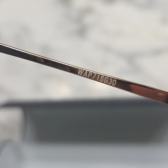 Warby Parker Brown And Gold Rim Sunglasses With Case In Good Condition! - Picture 7 of 9